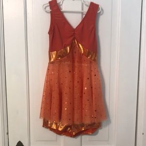 2 piece dance costume